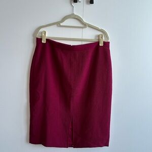 Never worn raspberry pencil skirt